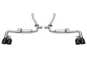 Fabspeed Supercup Exhaust System, Satin Black. Porsche 958.2 Cayenne V6 (2015-2018) - 95811191200, 95804420000 - FS.POR.9582V6.SCUPB